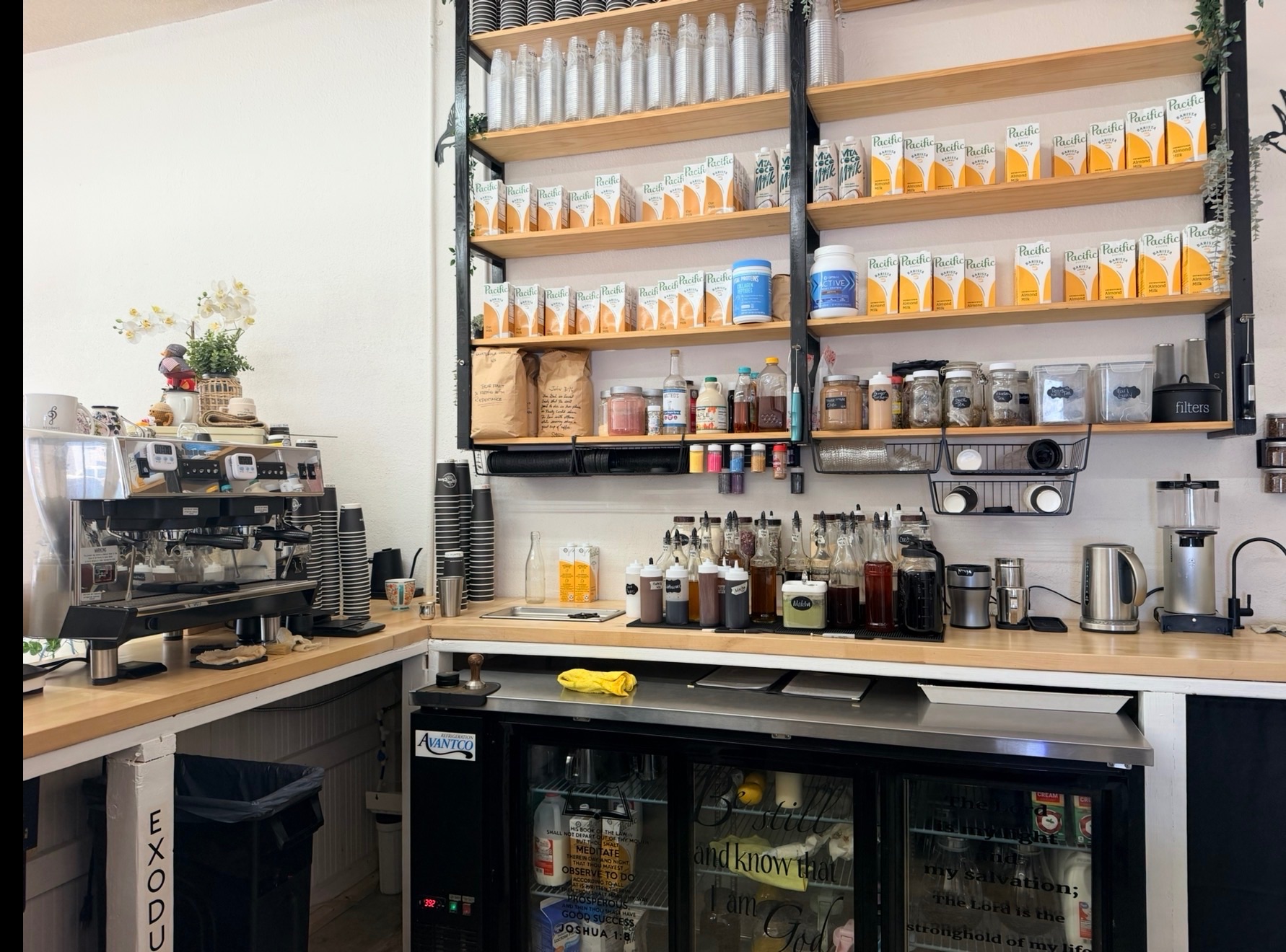 The coffee  bar at John 3:16 Caffe