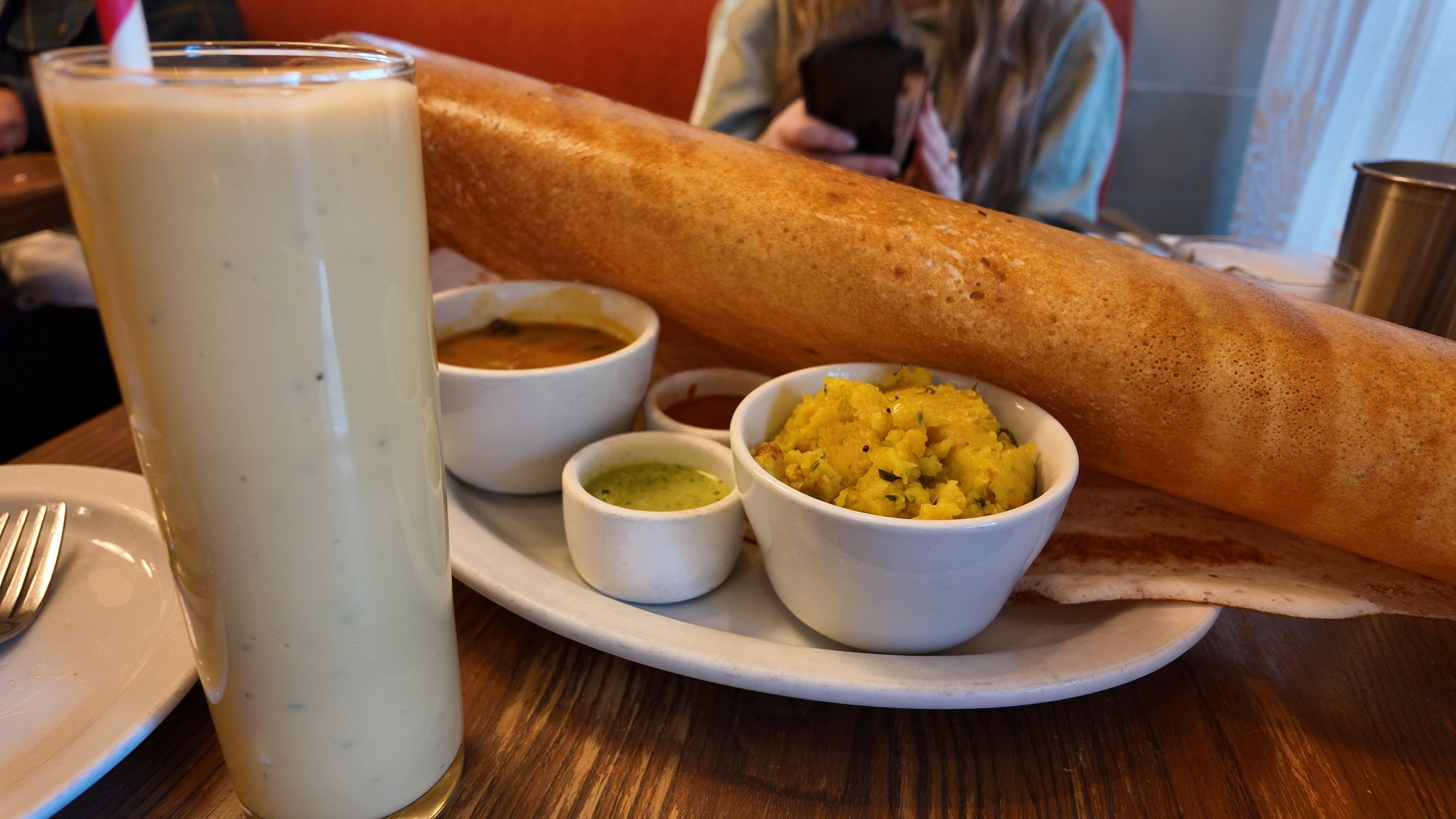 Paper Dosa on Cordova Road: South Indian Crepes in Santa Fe