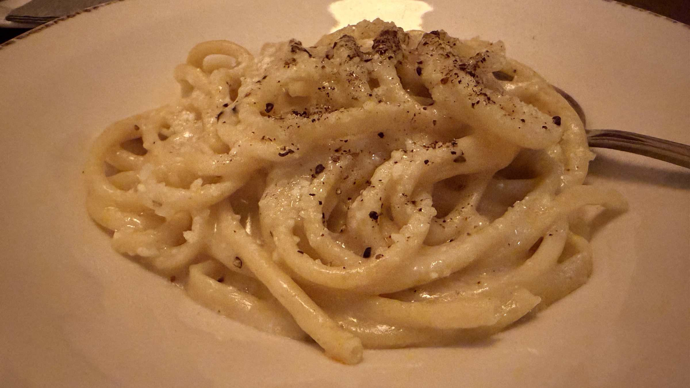 Cacio e Pepe at Piazza Caffe