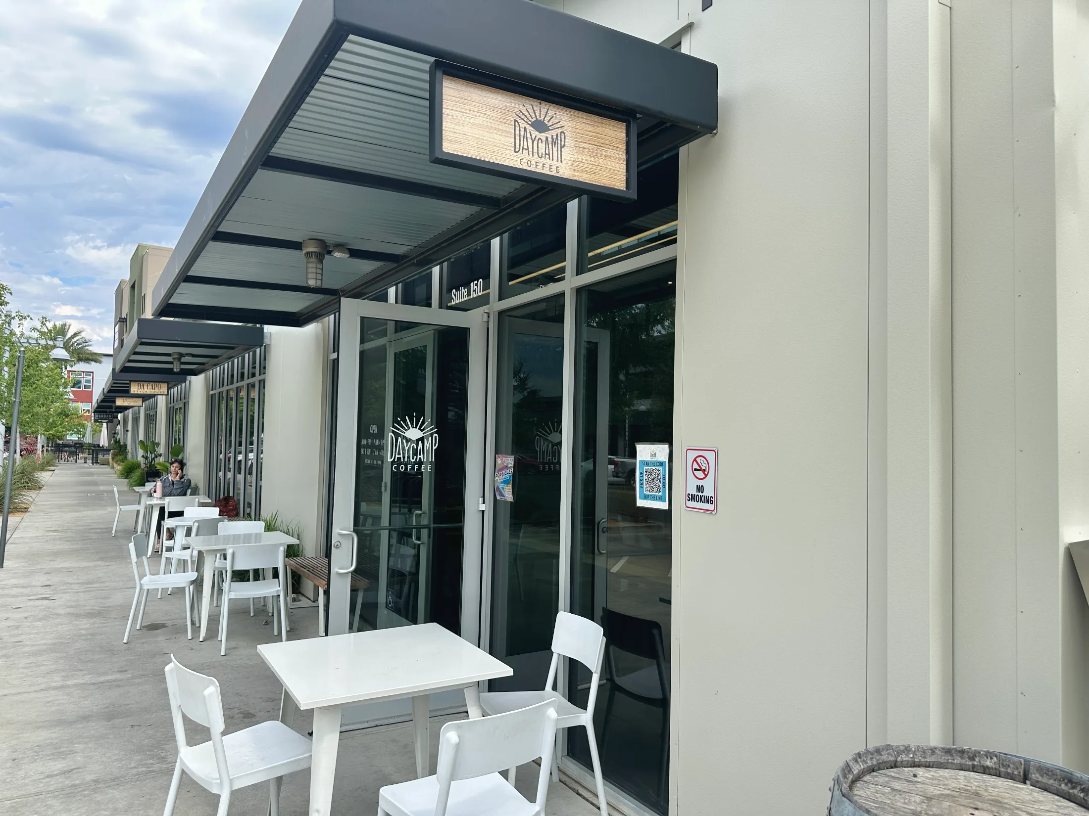 Sometimes the best office is a neighborhood coffee shop!