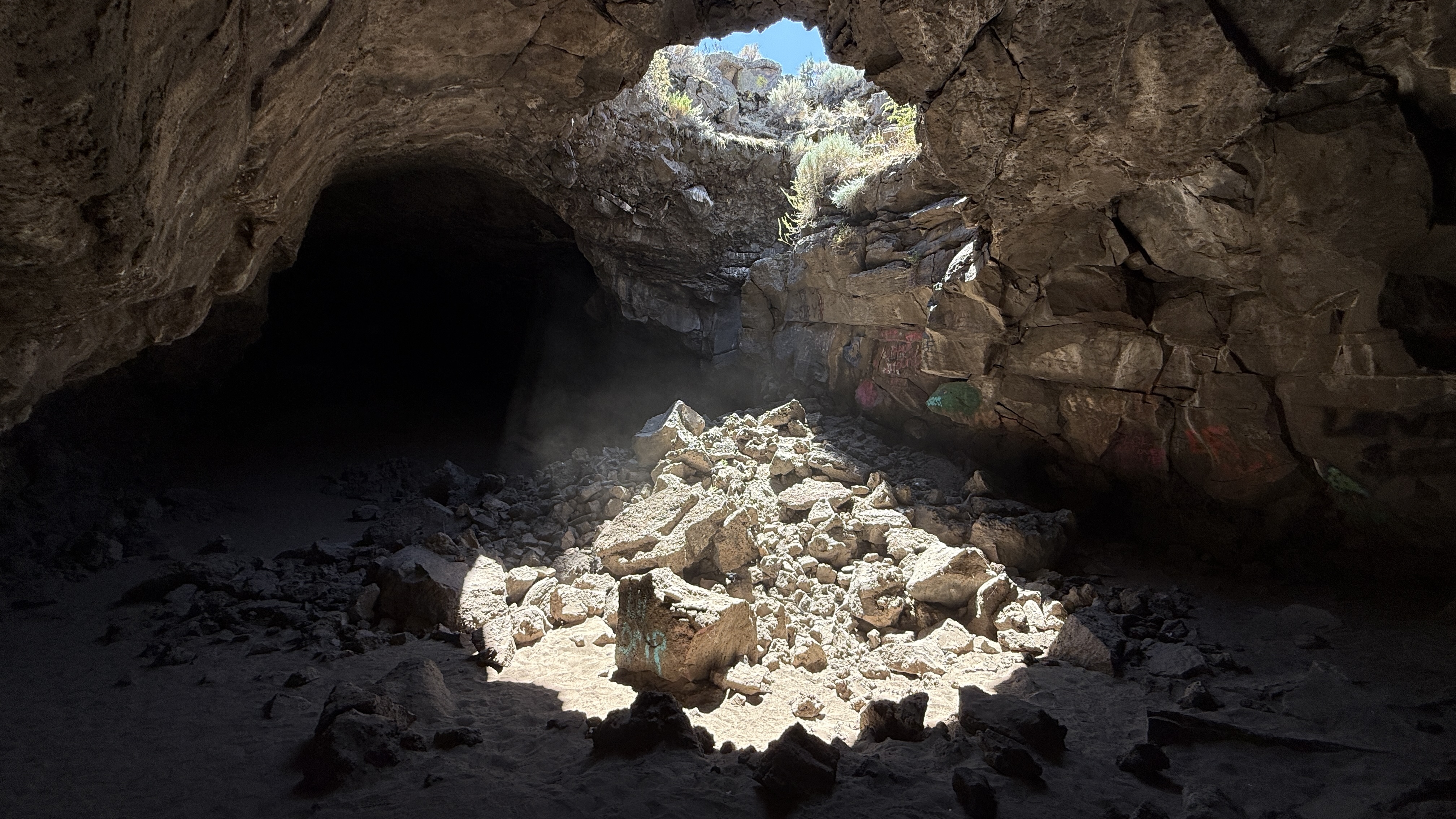 Walking into Plutos Cave