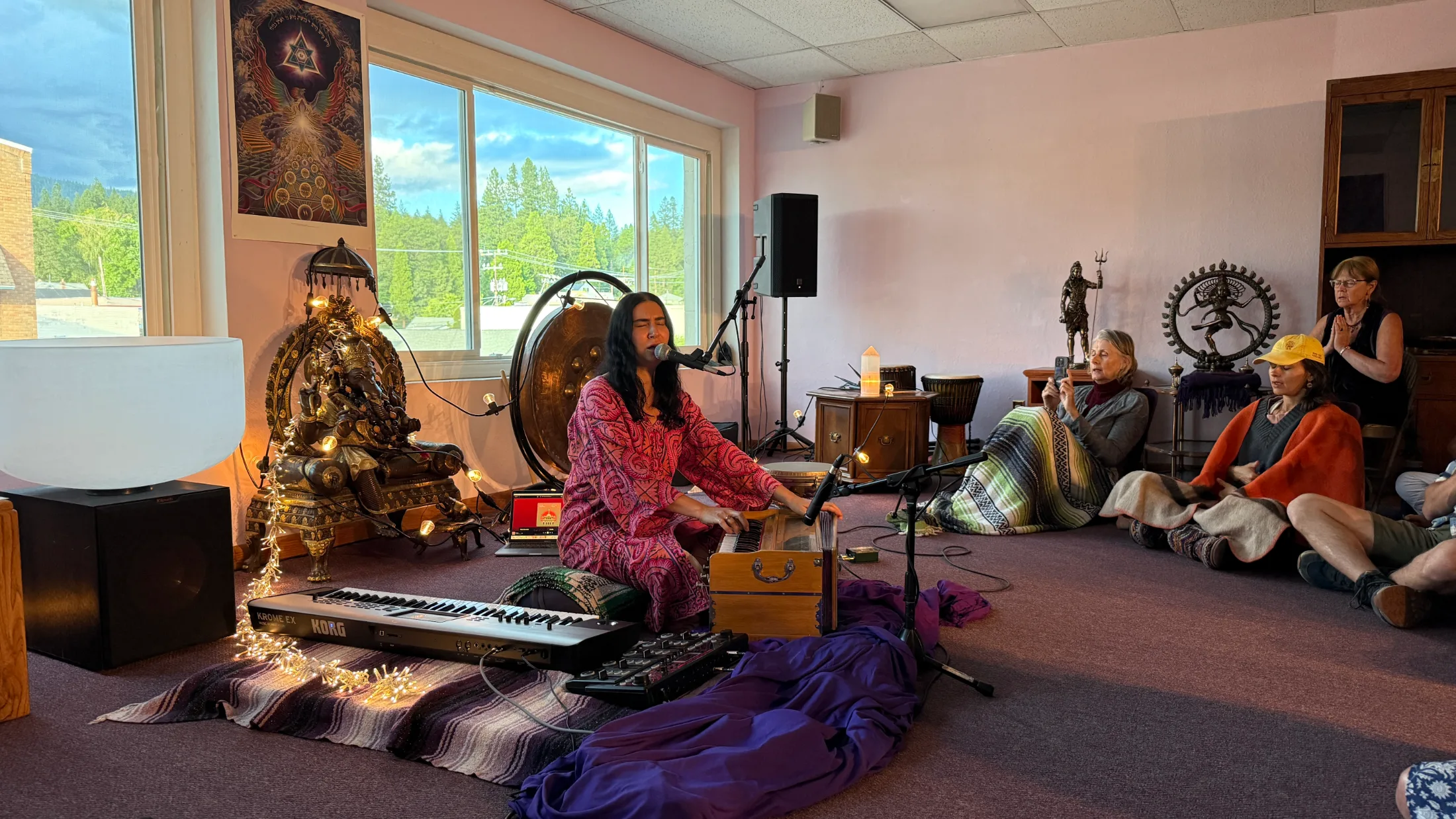Simrit Kaur Brought the Naad to Mount Shasta — and the Room Felt It