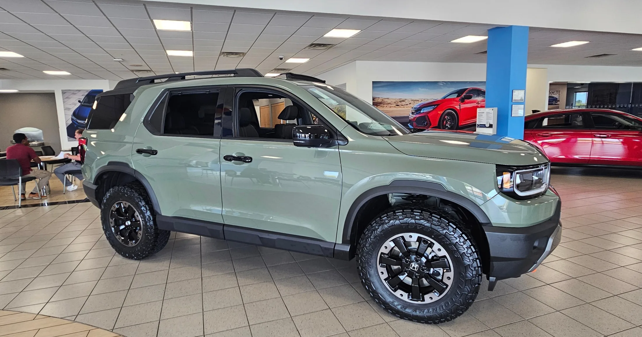 2026 Honda Passport TrailSport on the Round Rock Honda showroom floor