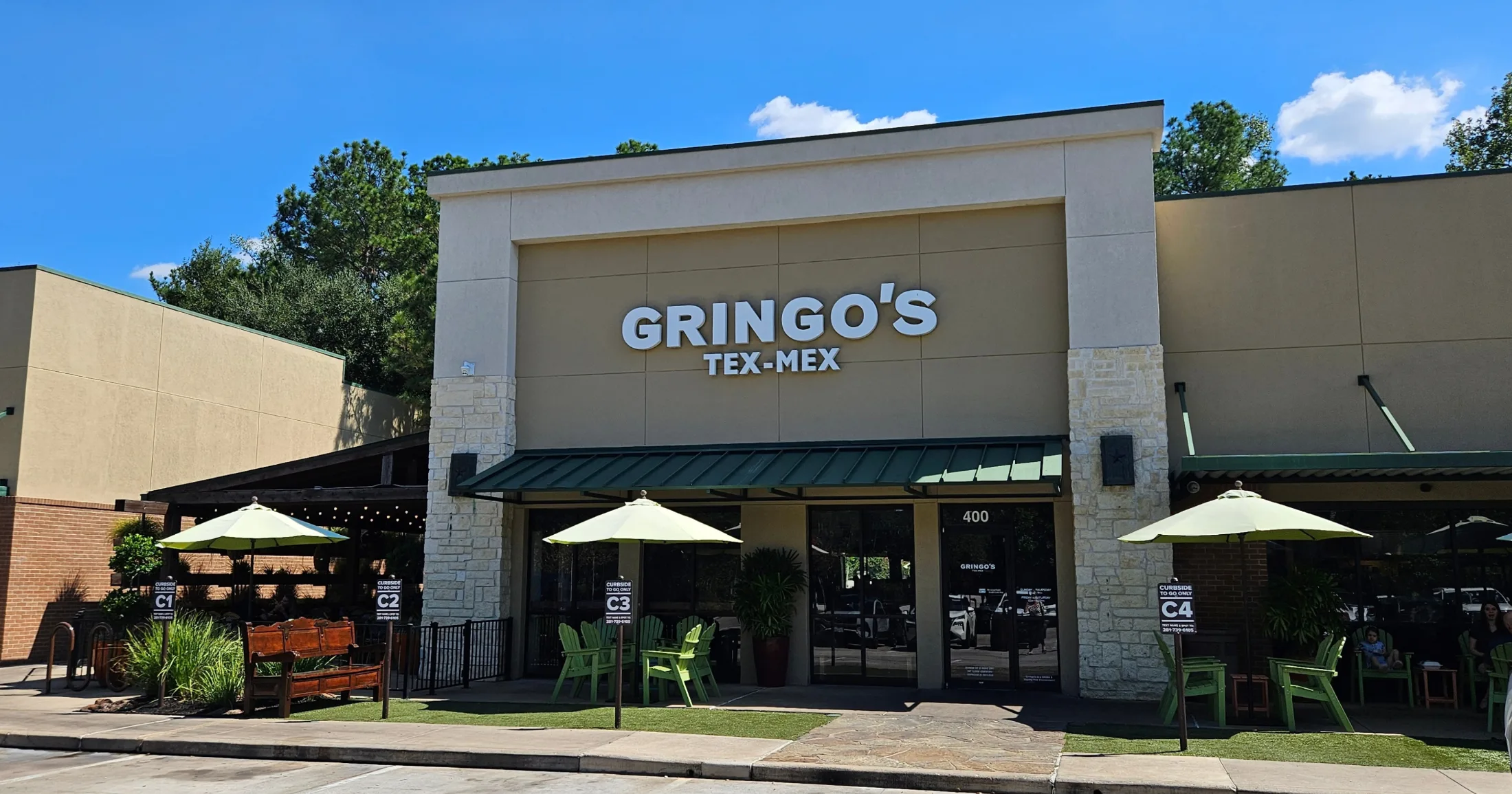 Gringo's Tex-Mex exterior on FM 2978 in The Woodlands, Texas