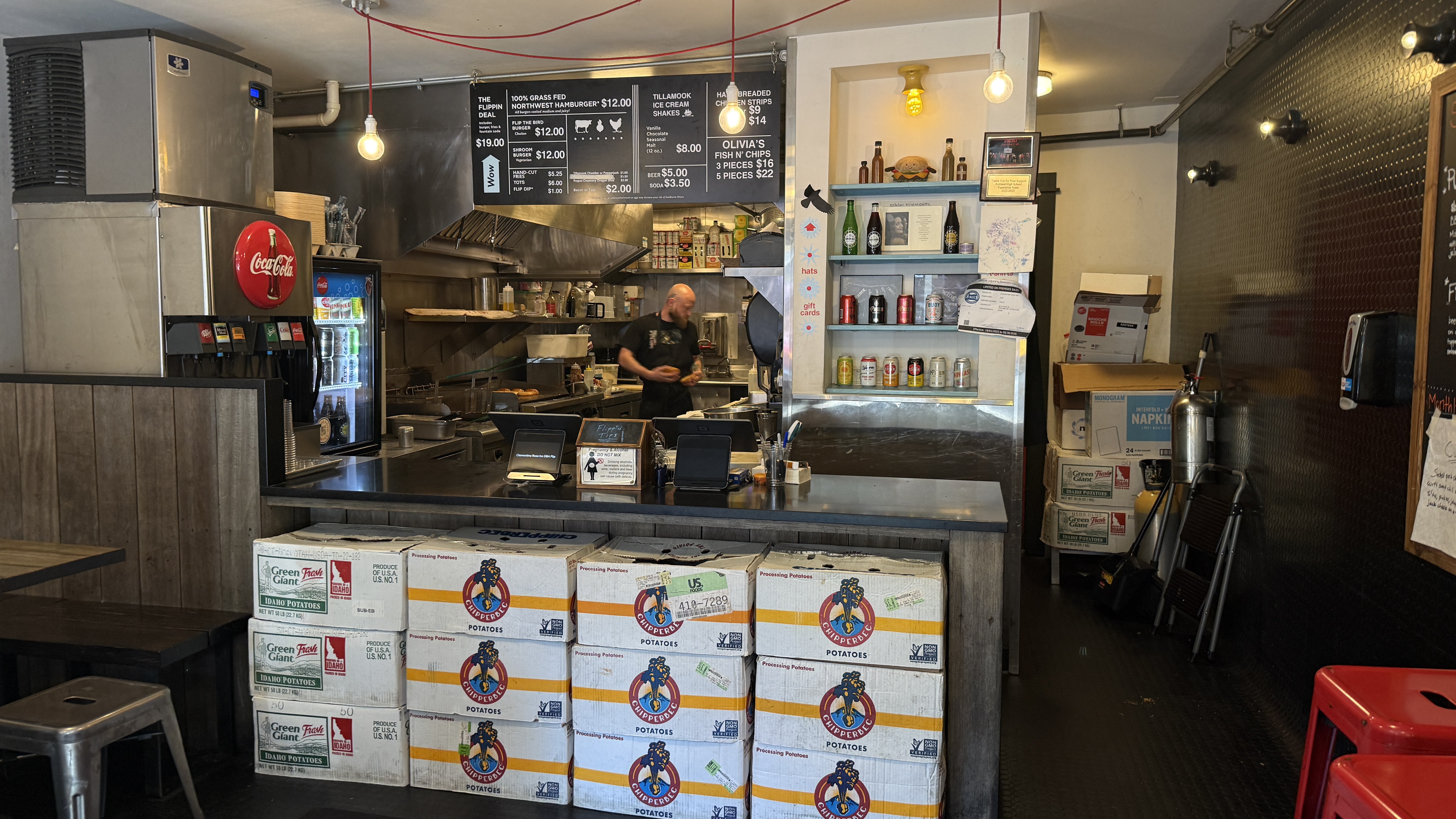 Inside Flip Burger