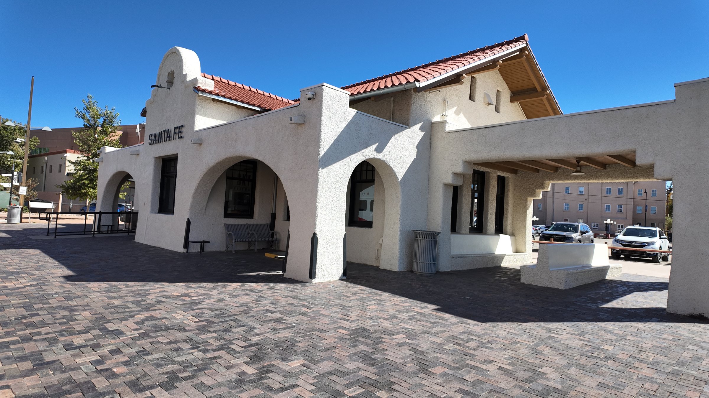 Santa Fe Railyard by Rail: Depot, Sky Railway, Chile Line Station